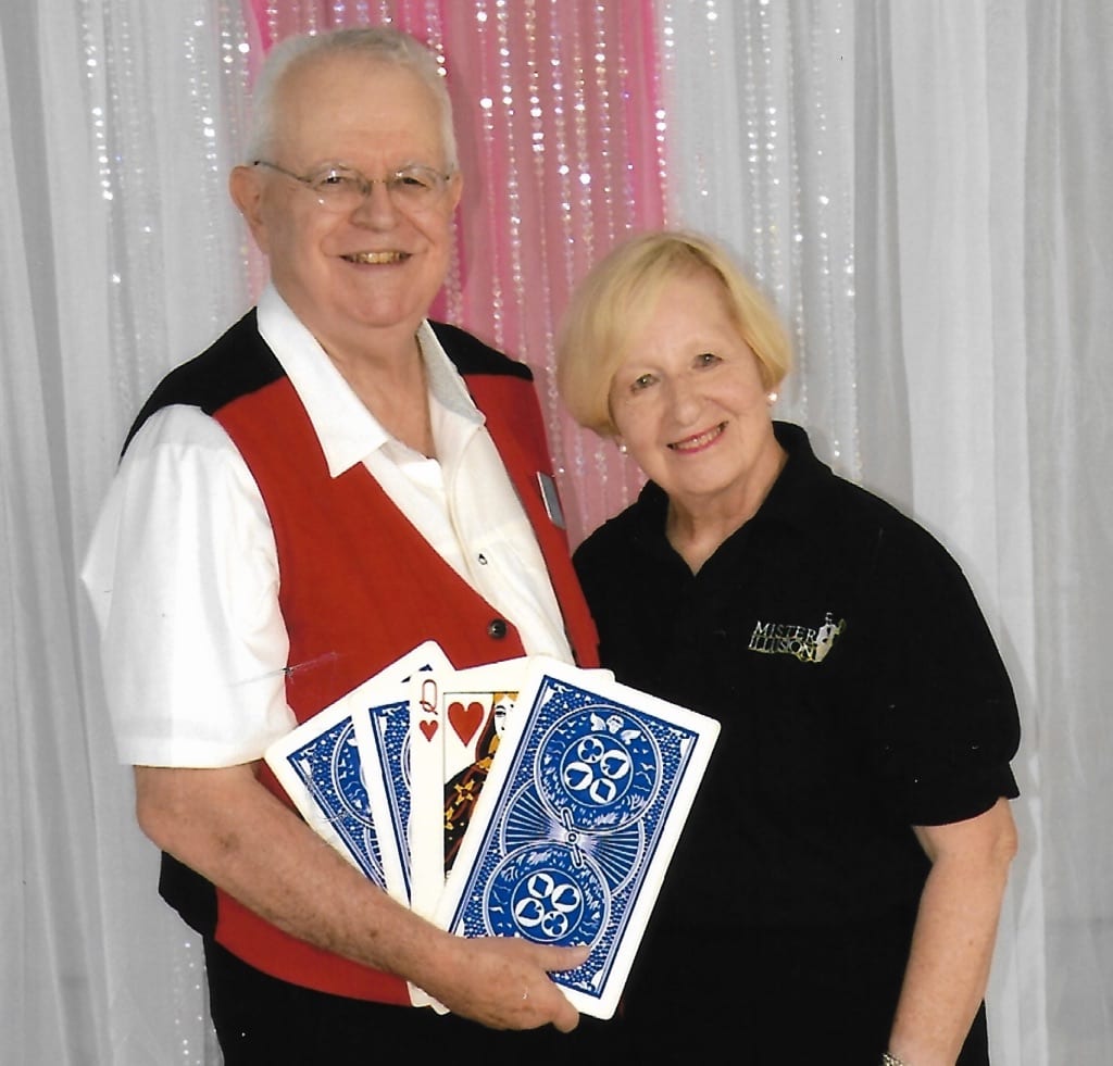 Charlie and Barb Showing Magic Trick